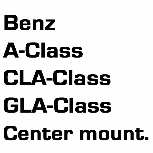 브로딧 BENZ  A-Class  GLA-class  GLA-class  centermount