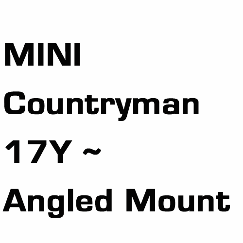 브로딧 Mini Cooper Country man 17~   angled mount