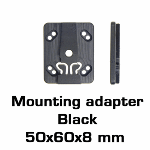 브로딧 Mounting adapter  Black  50x60x8 mm